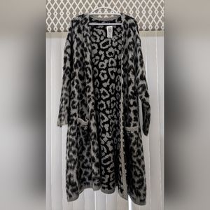 Torrid Leopard Sweater Coat